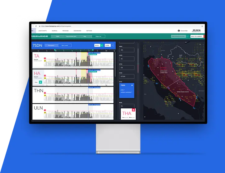 Interface TopSky Flow Manager — Thales
